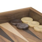 Walnut Veneer Backgammon Set